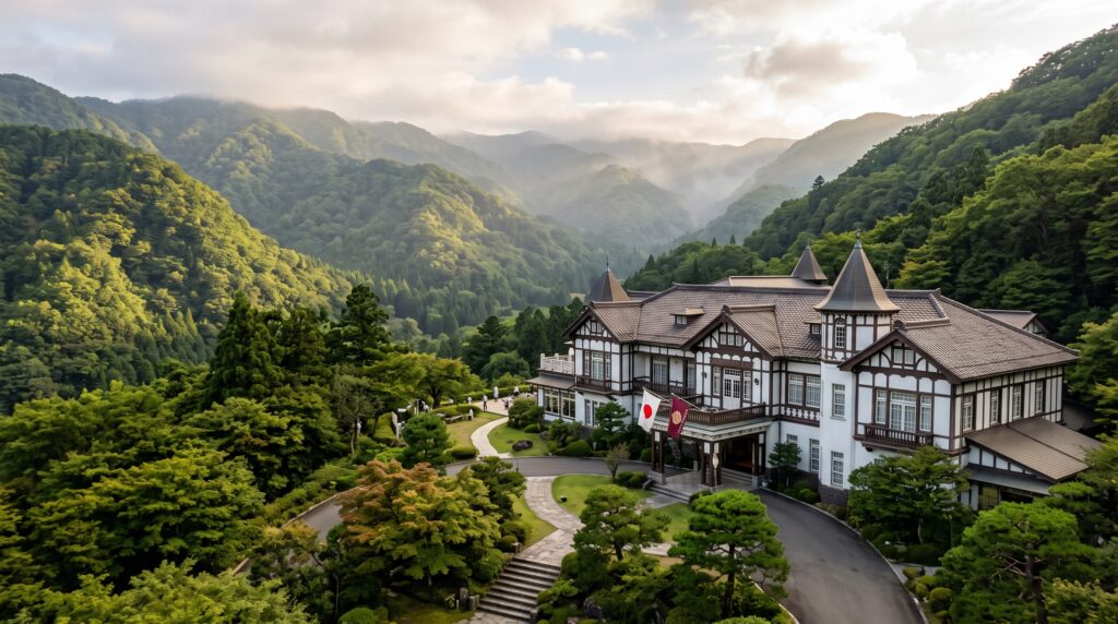 Fujiya Hotel Hakone exterior view