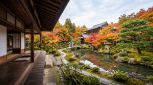 Gora Kadan luxury ryokan garden in autumn