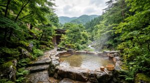 Tenzan Tohji-kyo garden onsen bath