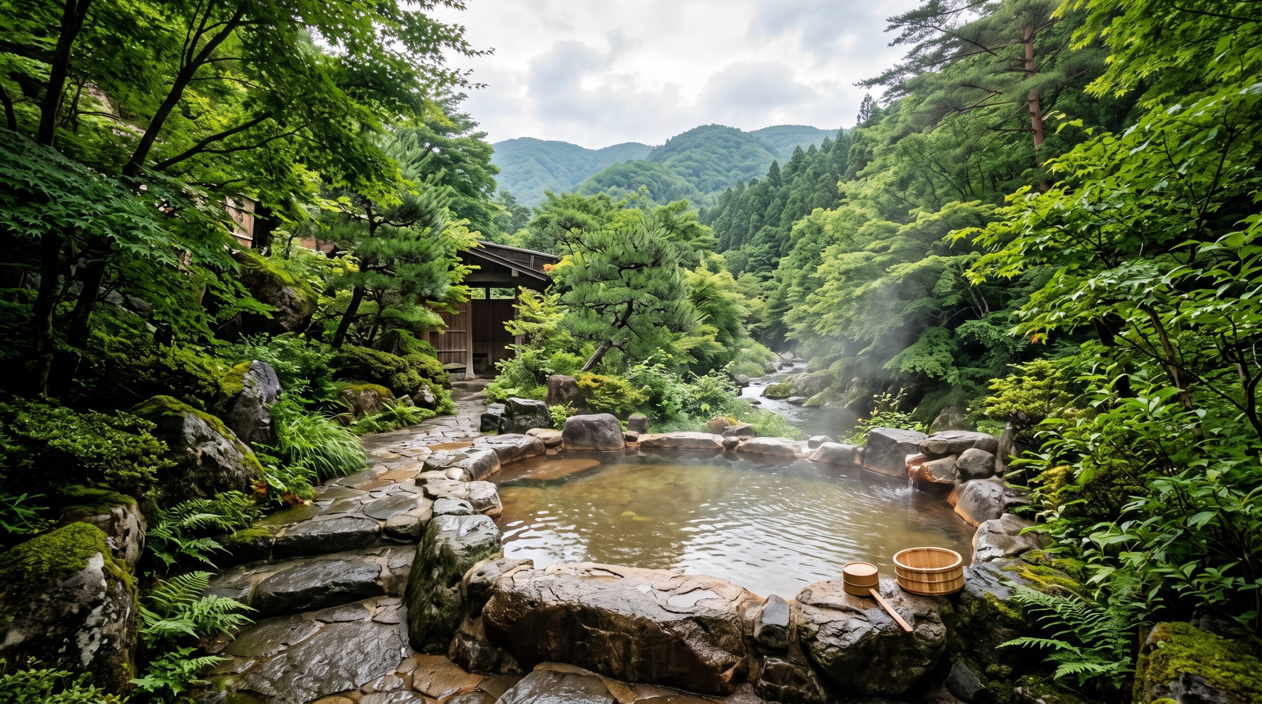 Tenzan Tohji-kyo garden onsen bath