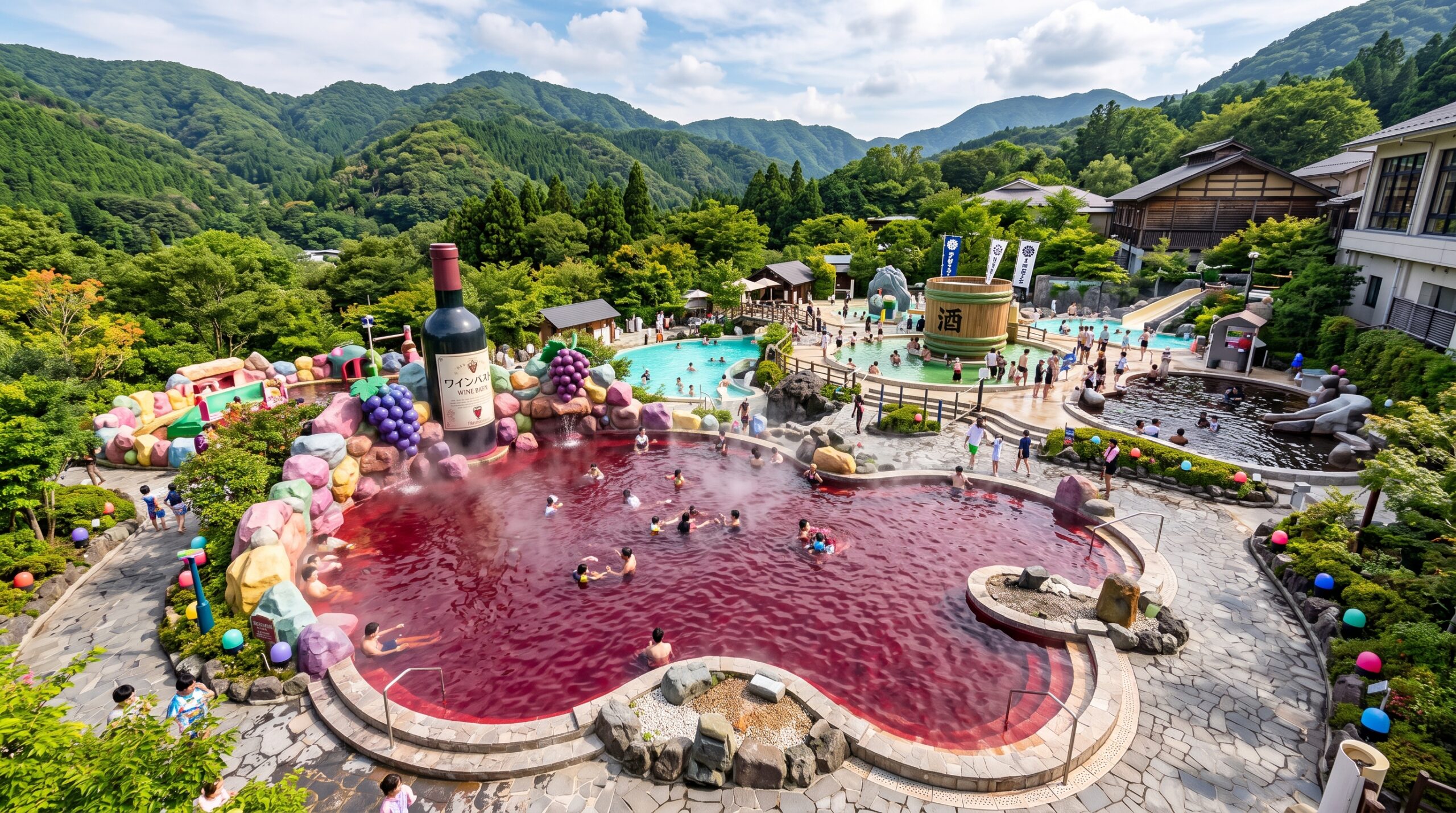 Hakone Kowakien Yunessun hot spring water park