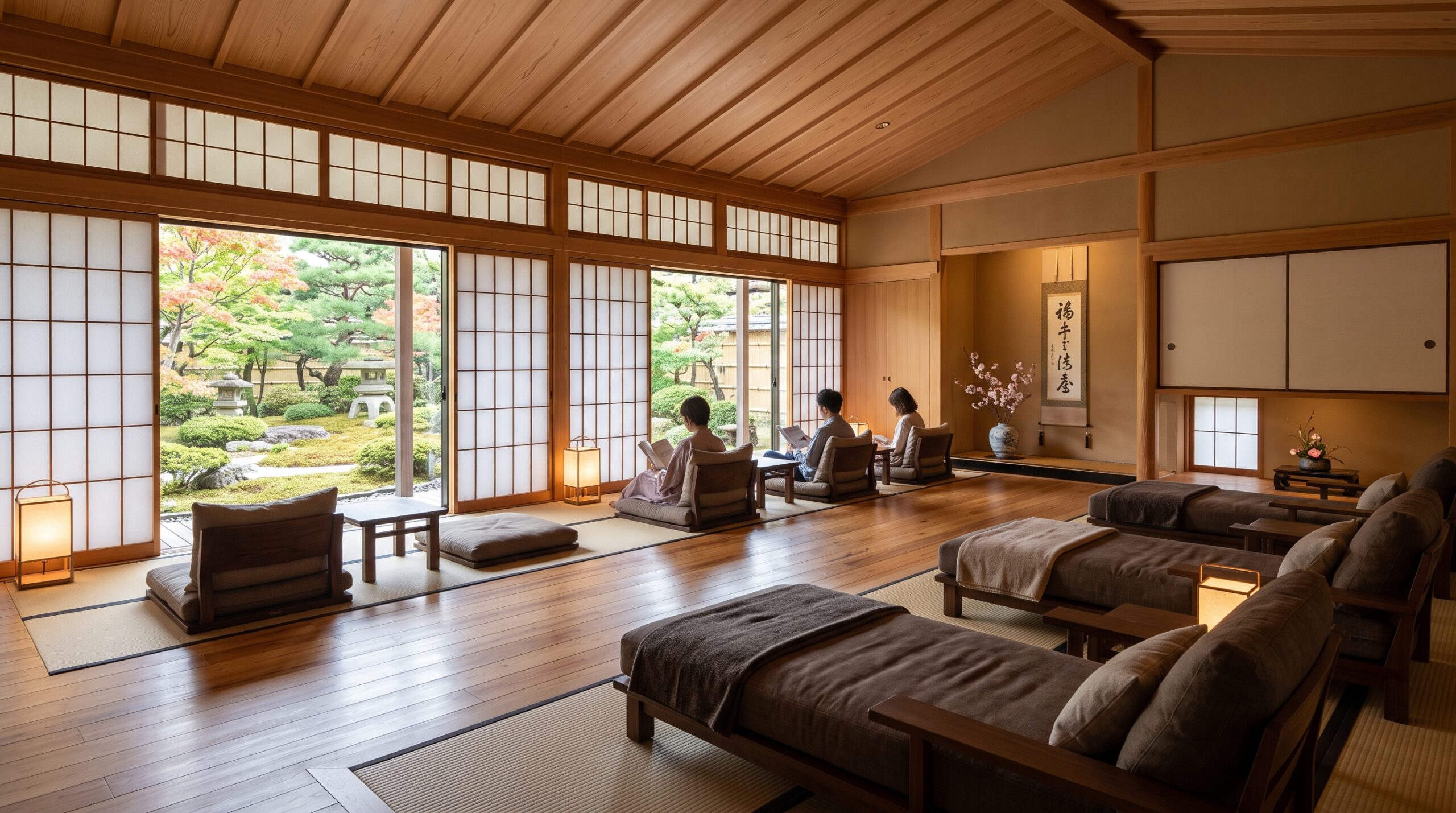 Tokyo Somei Onsen SAKURA lounge area
